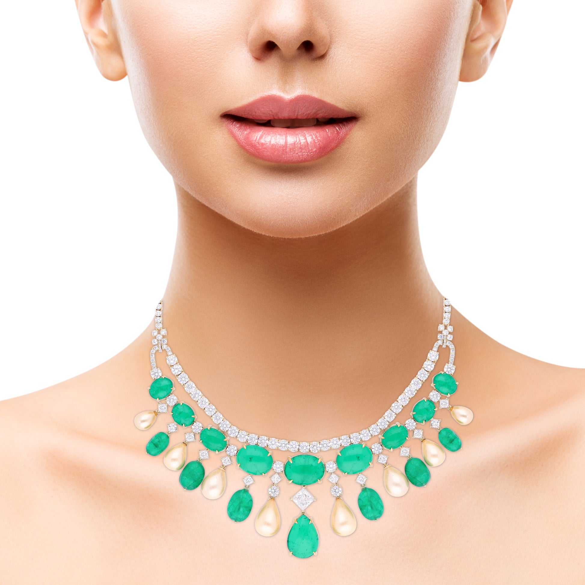 Emerelle Halo Necklace