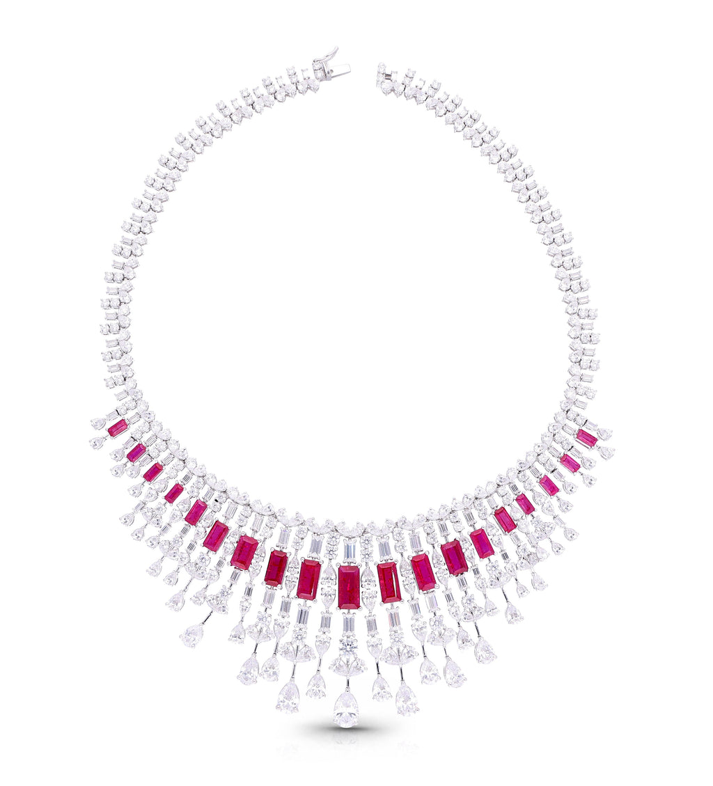 Ruby Glimer Necklace