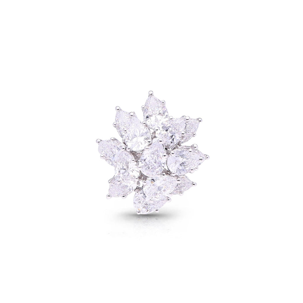 Diamond Glimmer Cluster Ring