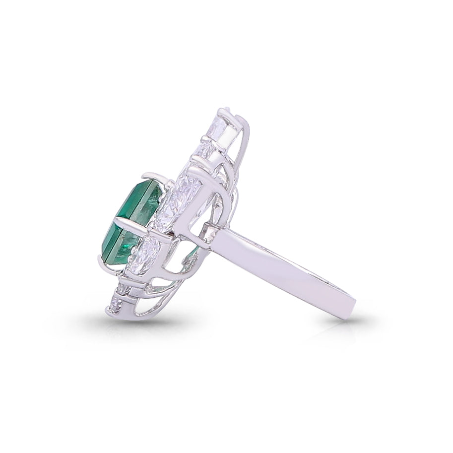 Luminous Laurel Ring