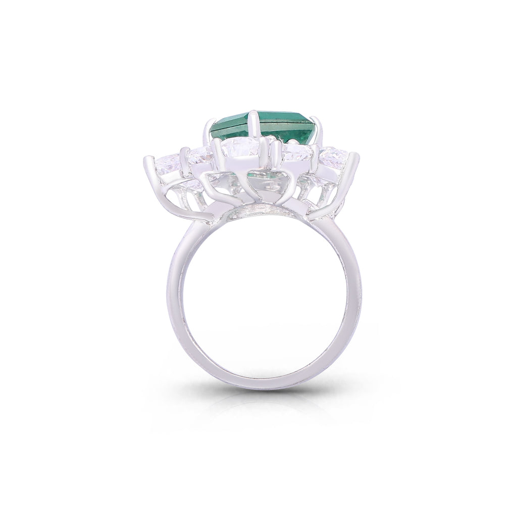 Luminous Laurel Ring