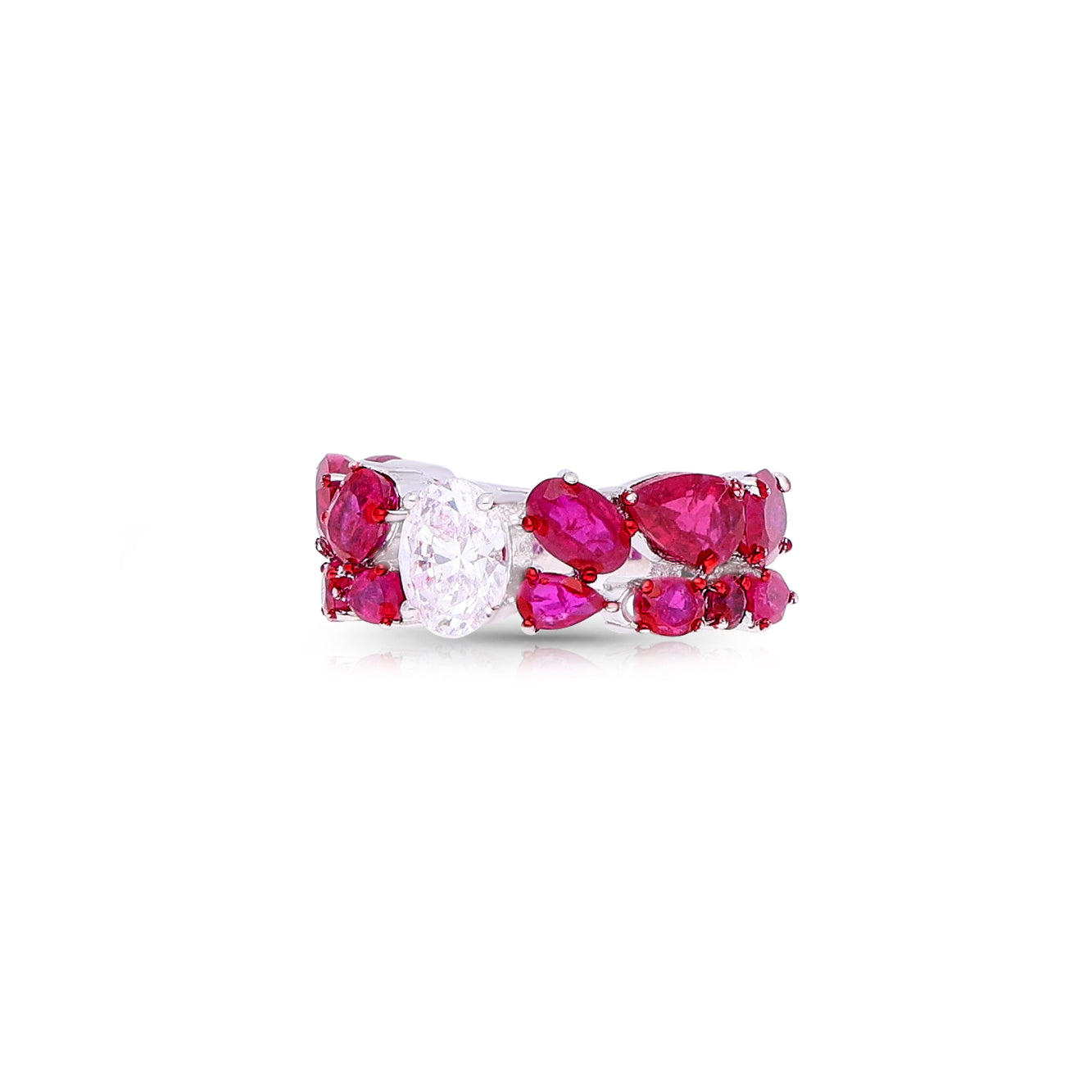 Crimson Solstice Ring