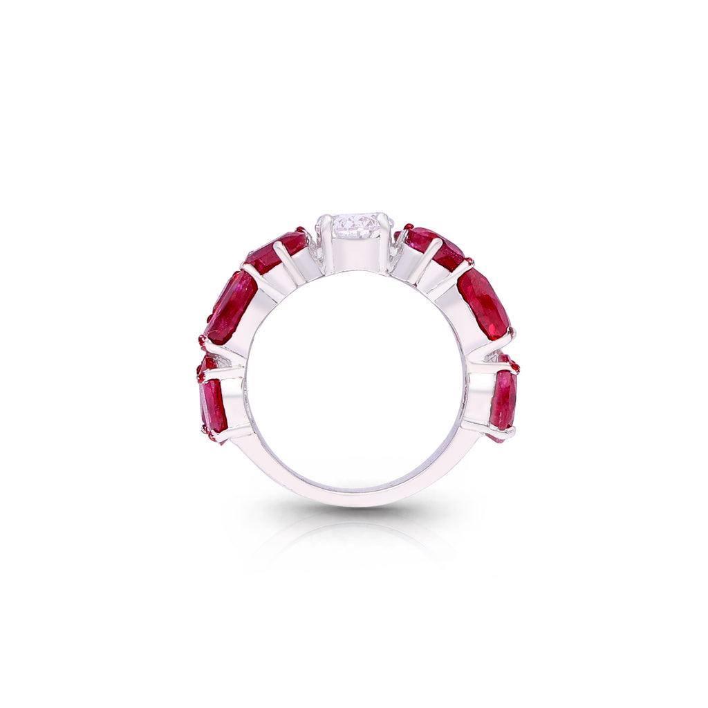 Crimson Solstice Ring
