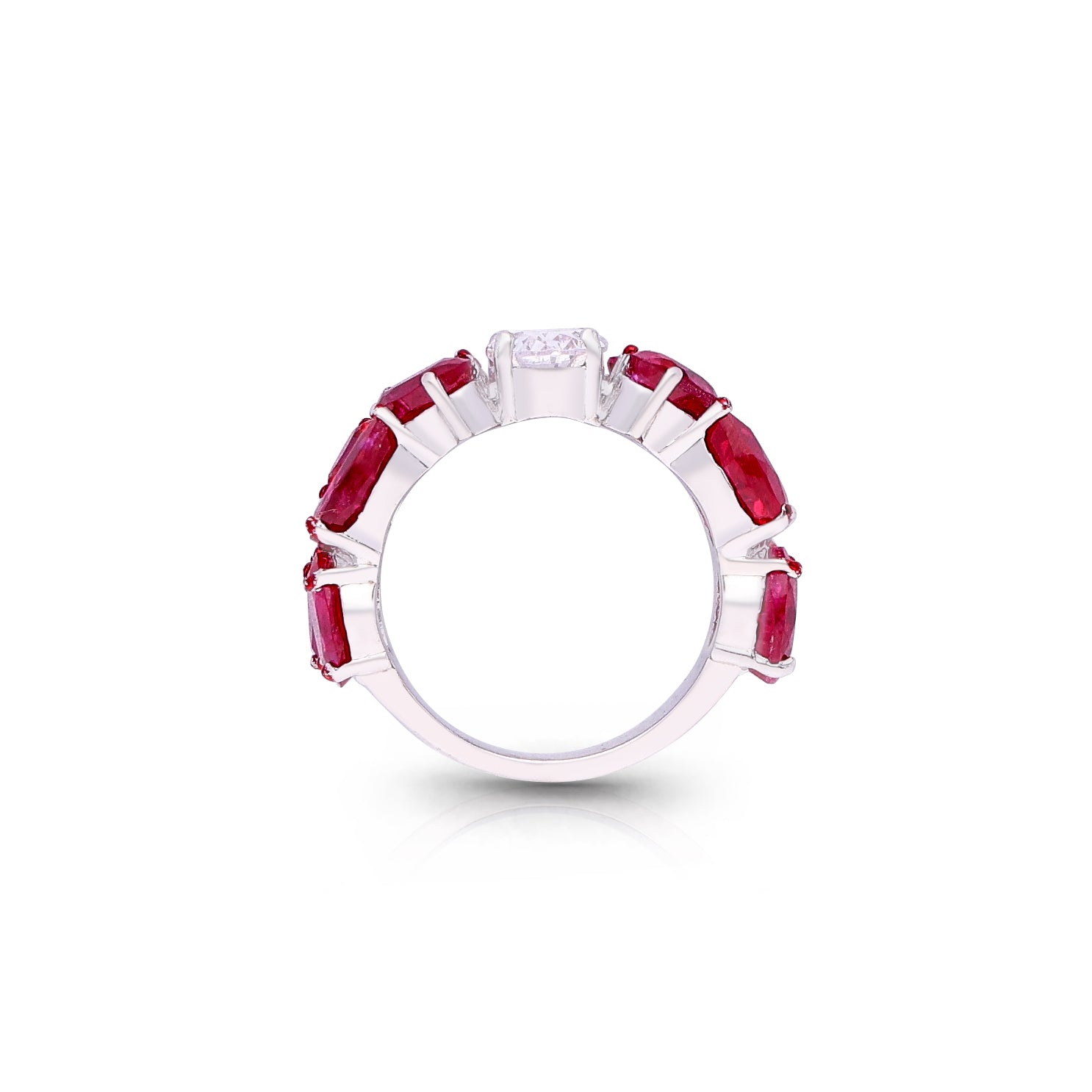 Crimson Solstice Ring