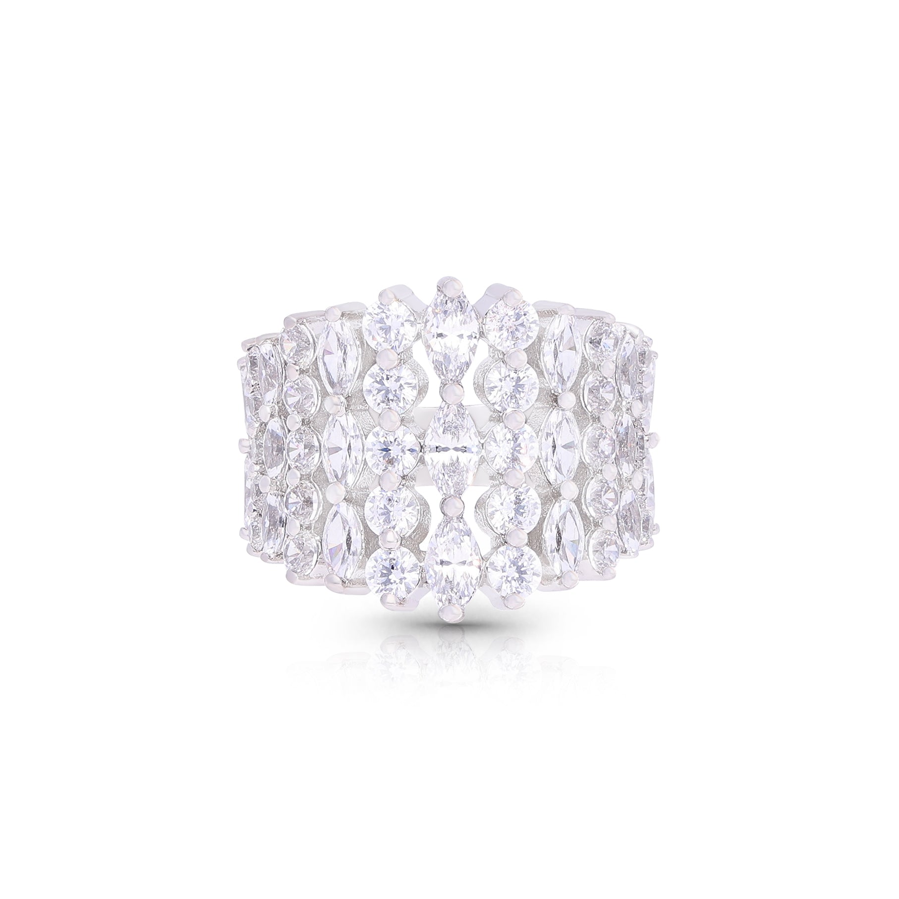 Crystal Whisper Ring