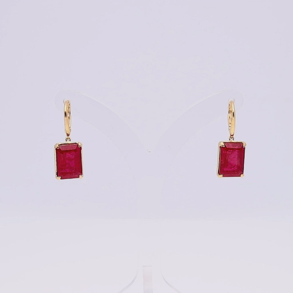 Ruby Silvique Earrings