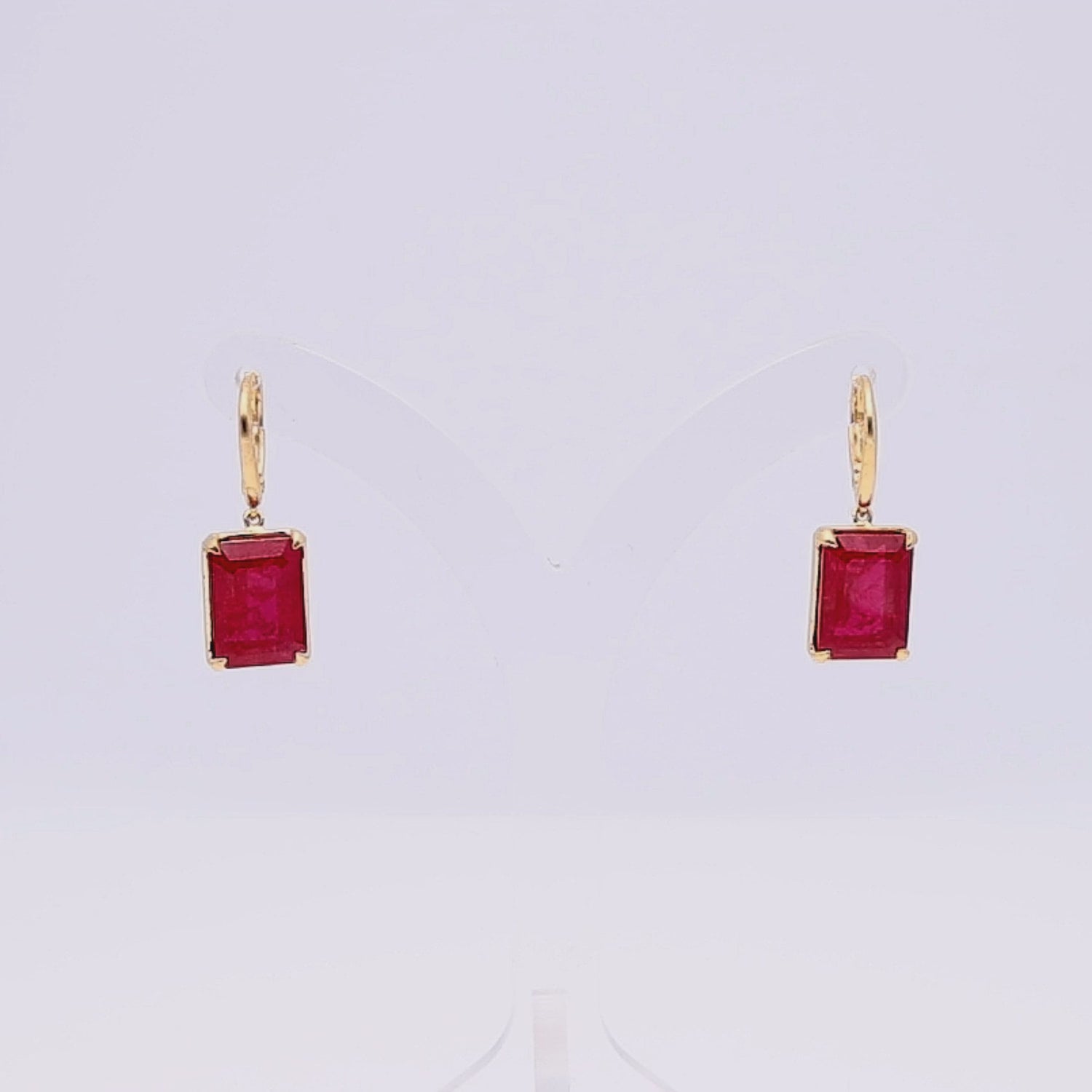 Ruby Silvique Earrings