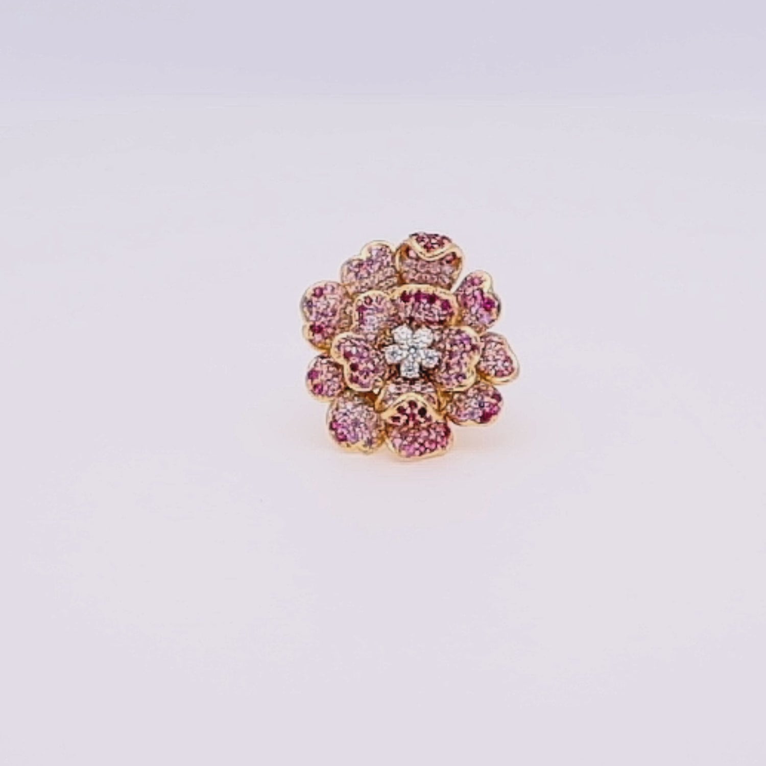 Icedout Rose Ring