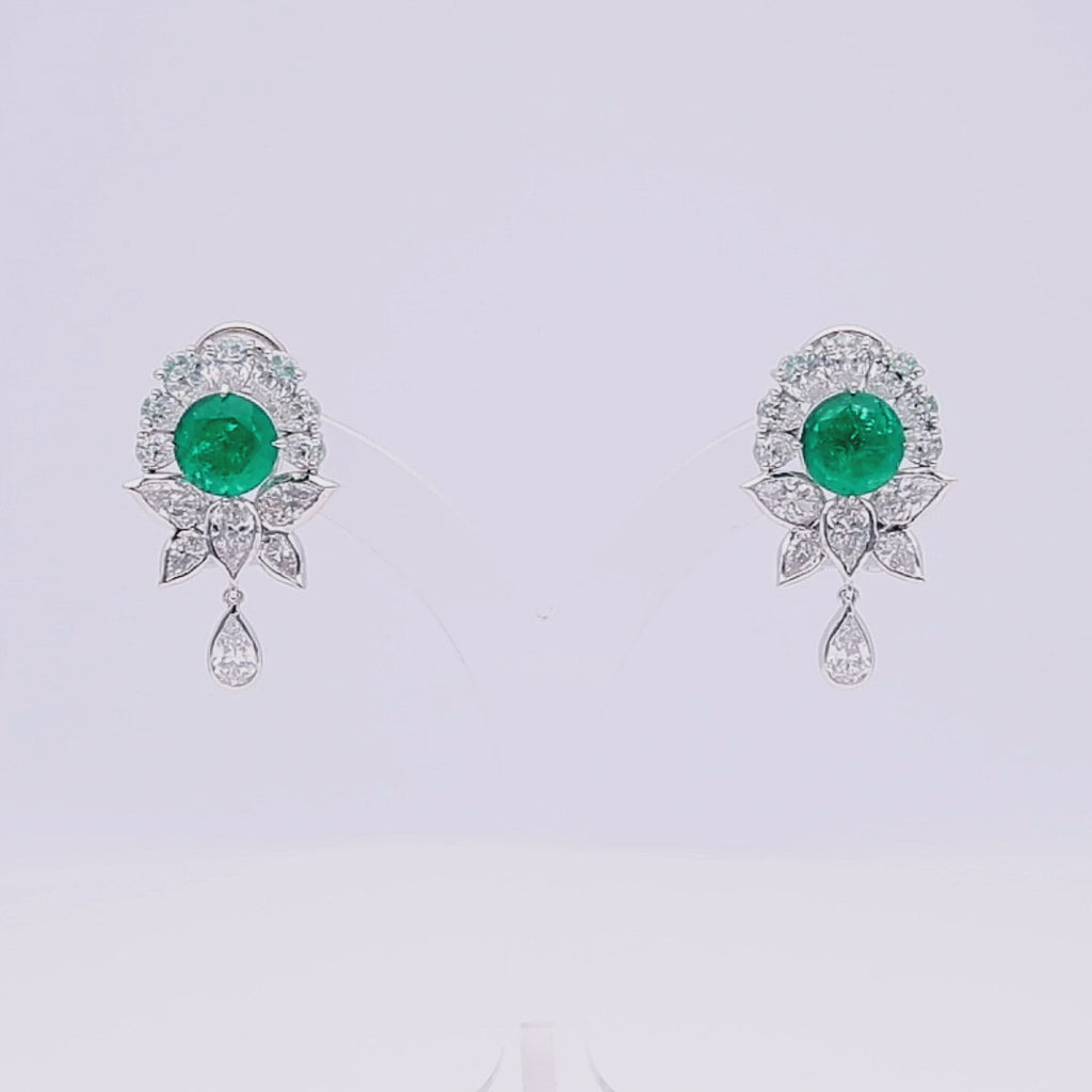 Emerald Grace Sparkle Earrings