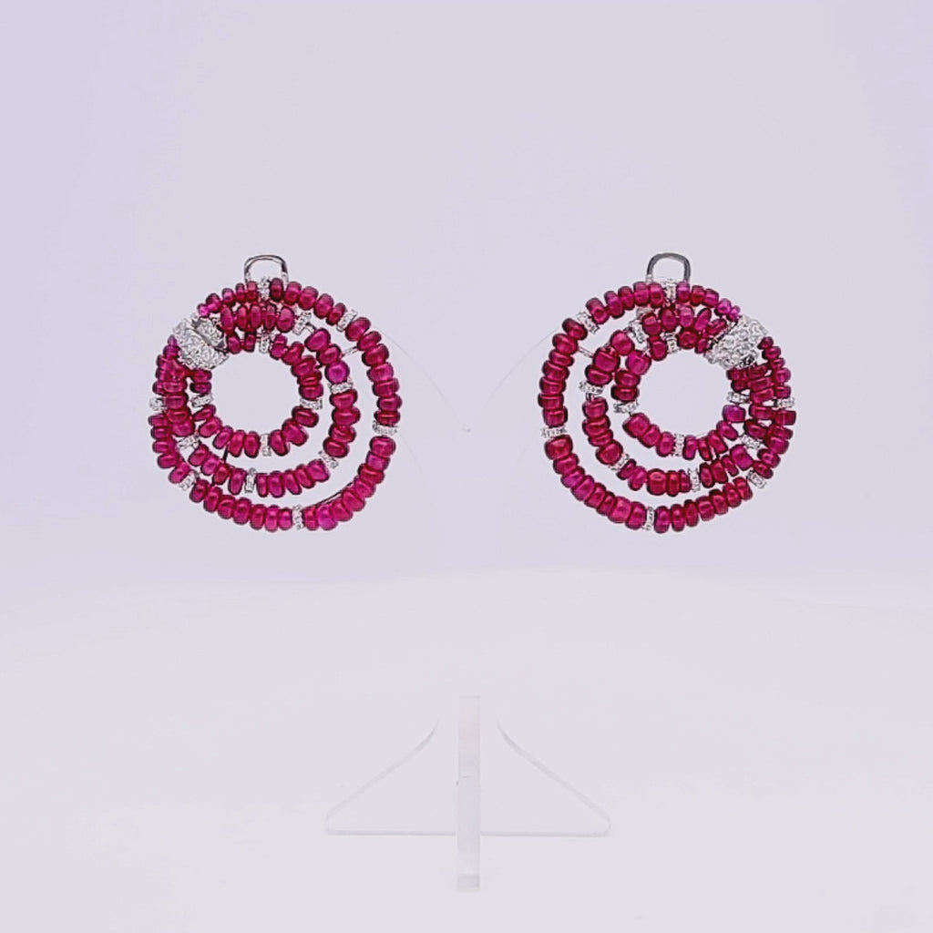 Whispering Ruby Earrings