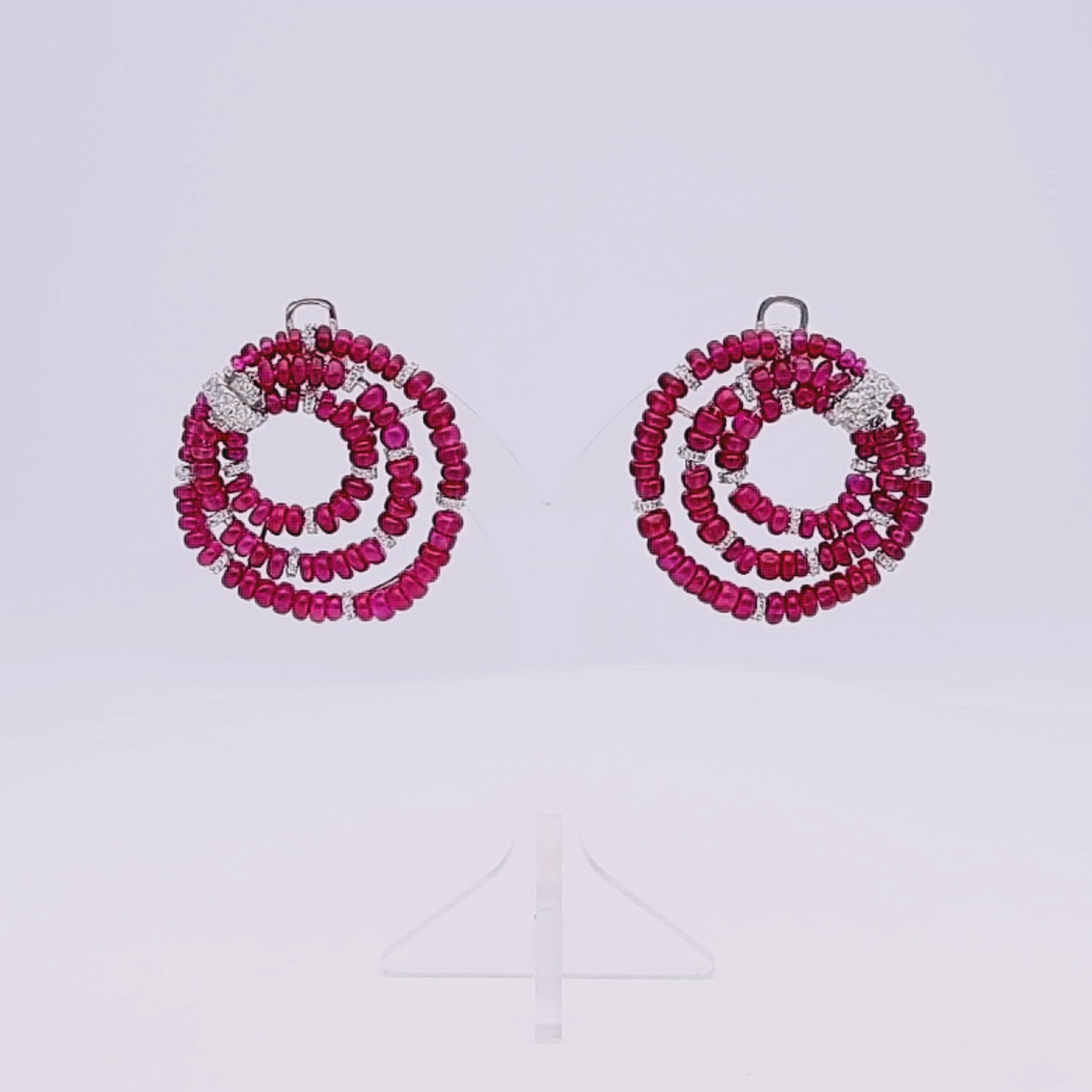Whispering Ruby Earrings