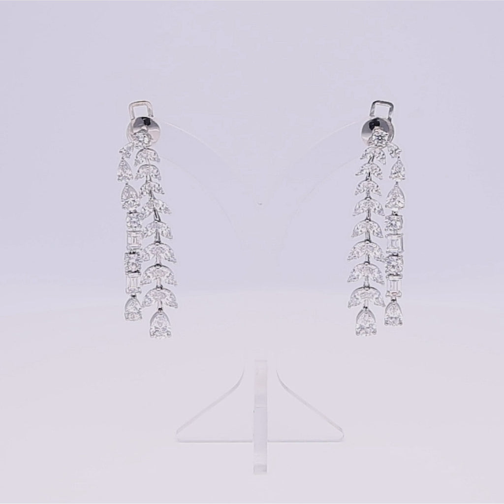 Cascading Pear Earrings
