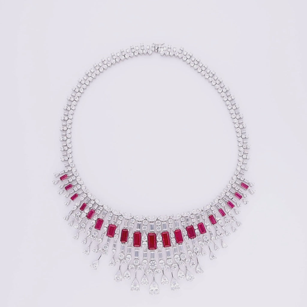 Ruby Glimer Necklace
