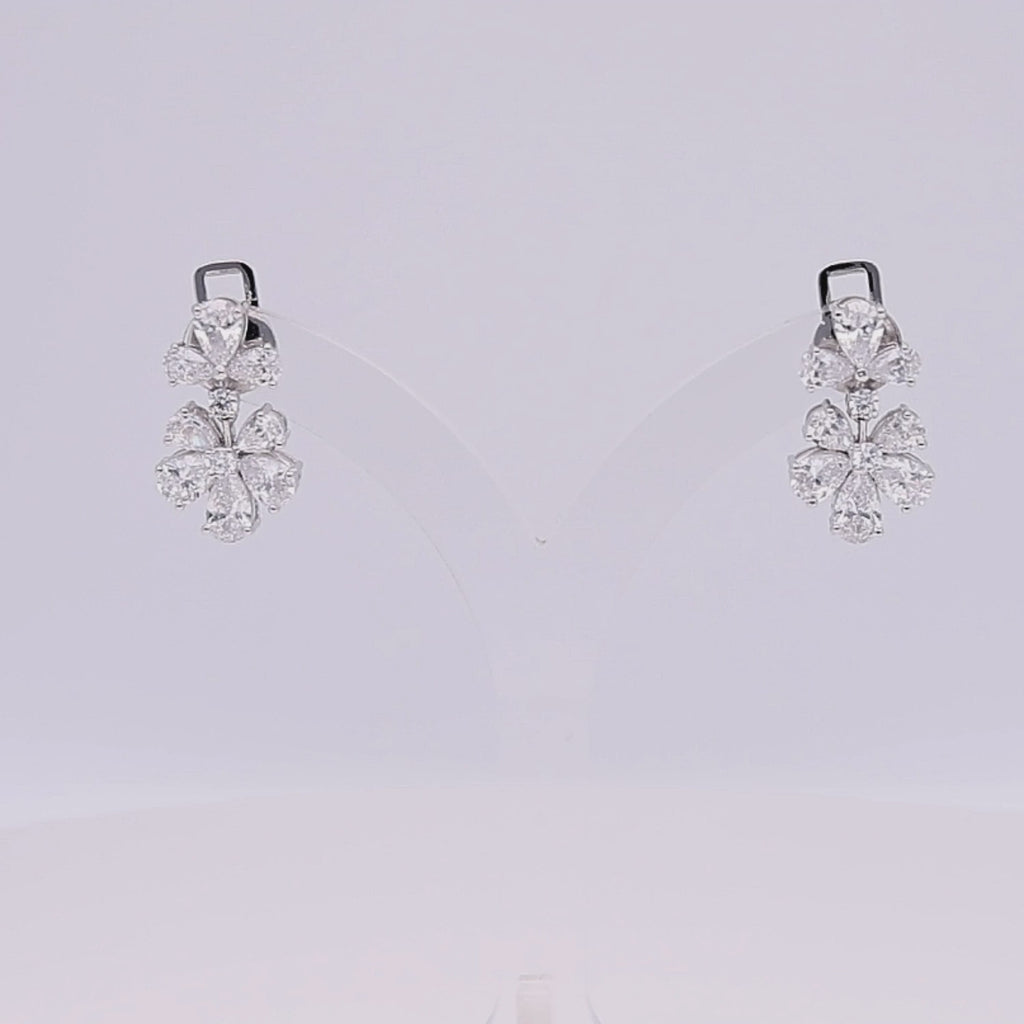 Crystal Cascade Earrings