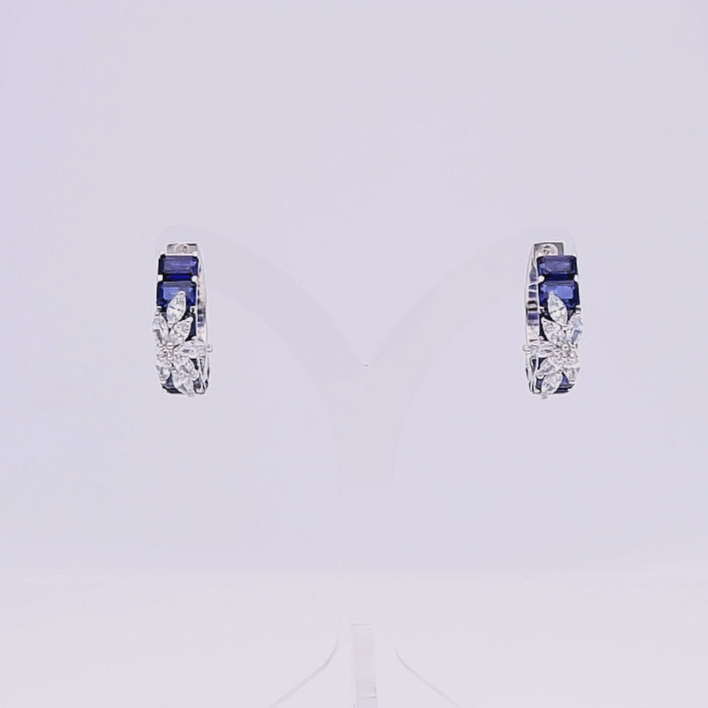 Garden Sapphire Gleam Earrings