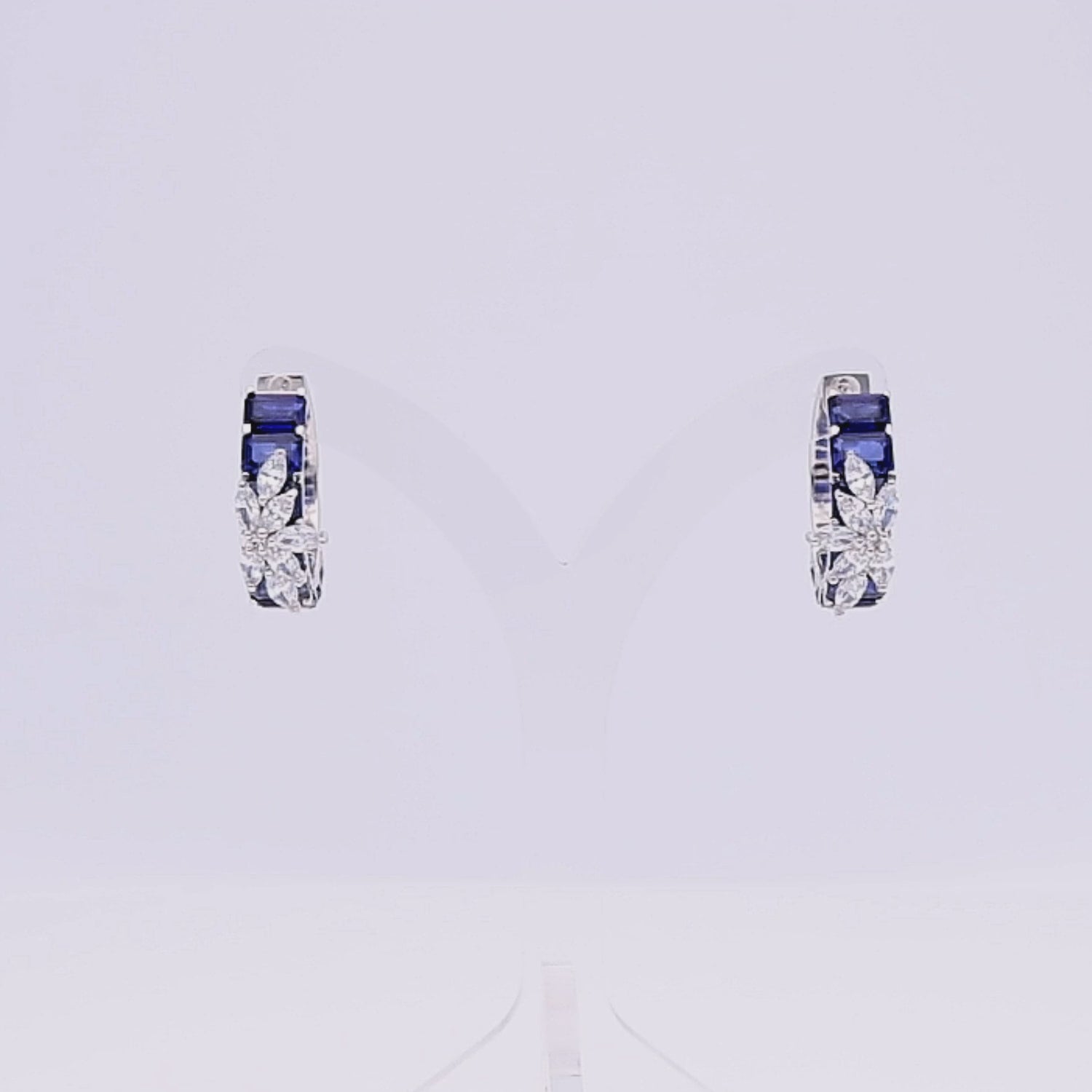 Garden Sapphire Gleam Earrings