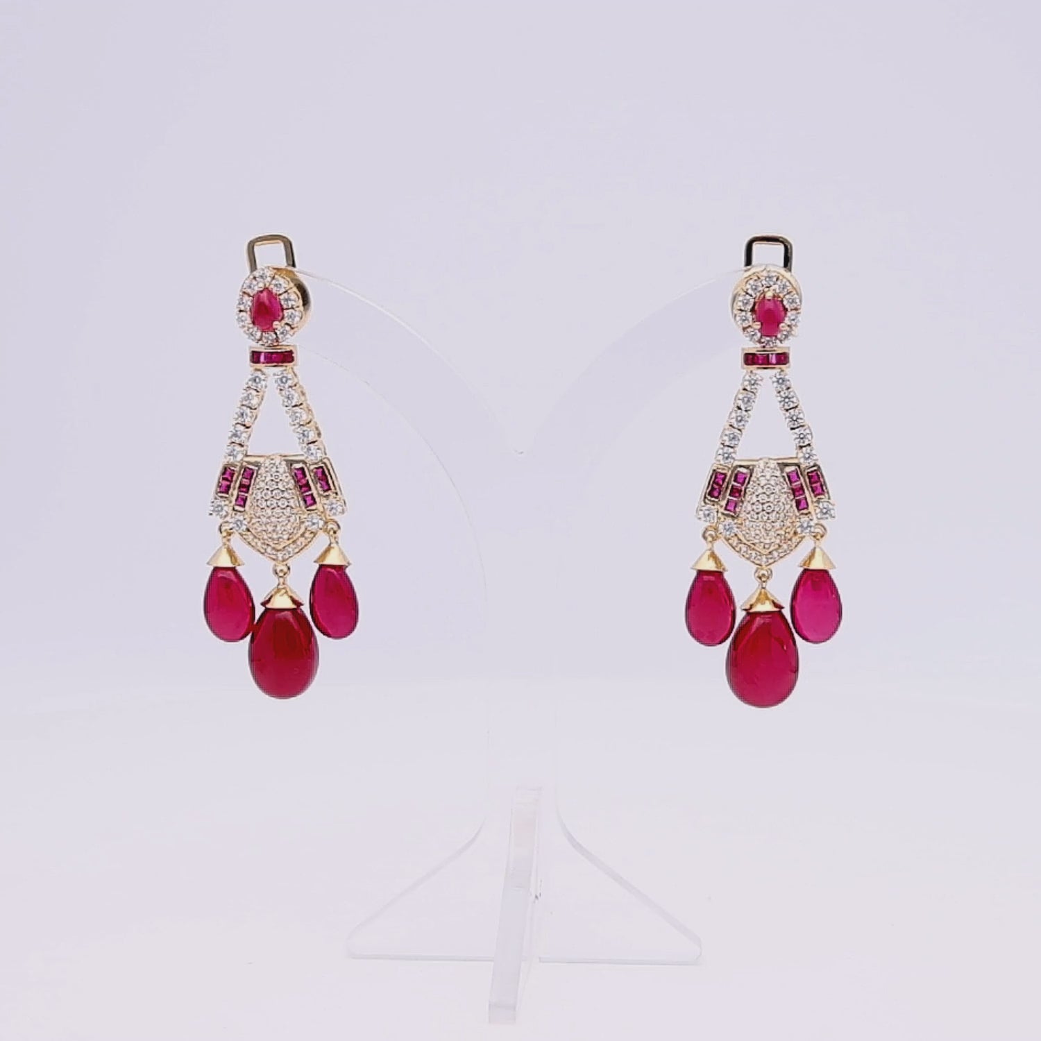 Crystal Ringlet Earrings