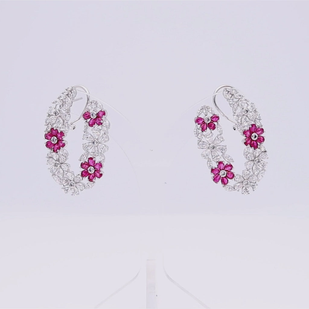 Ruby Romance Earrings