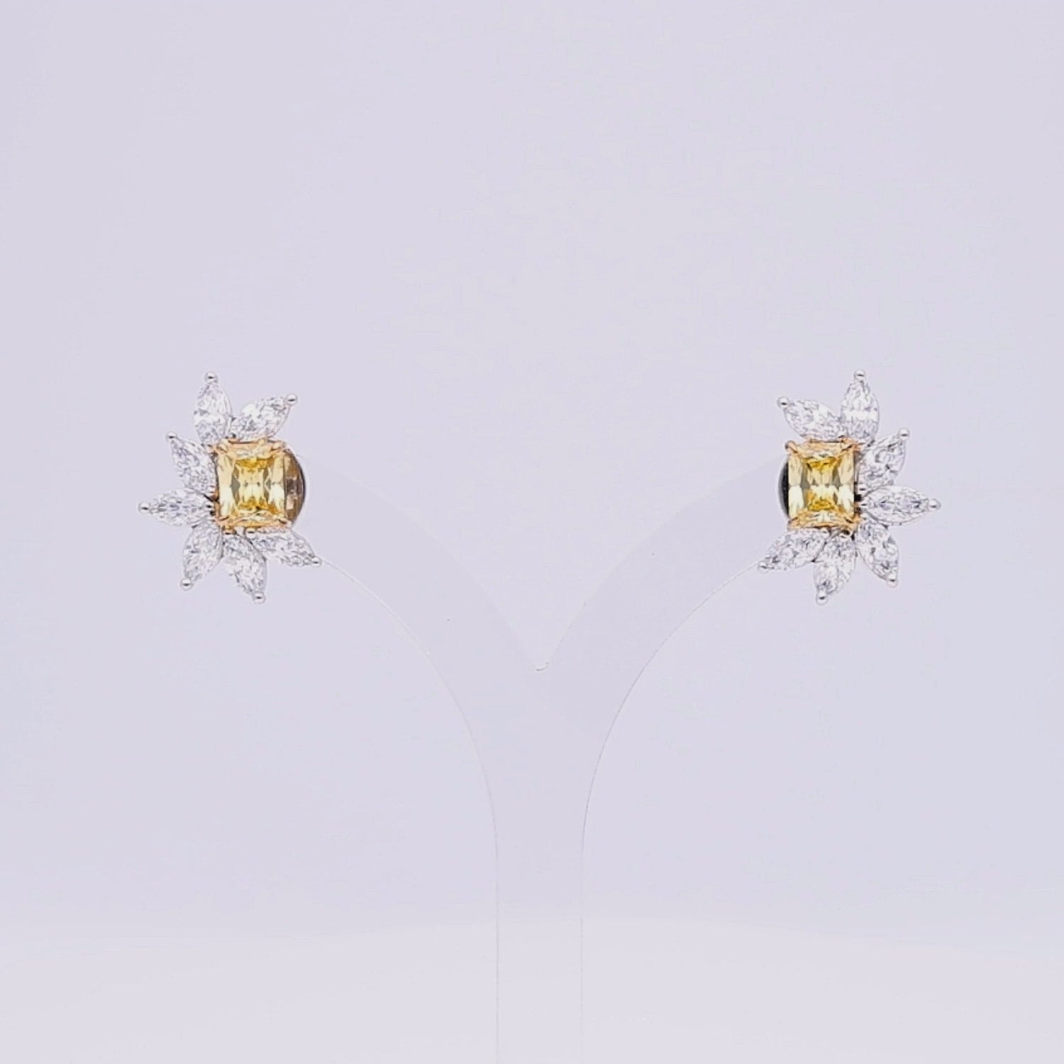 Yellow Octo Sparkle Cluster