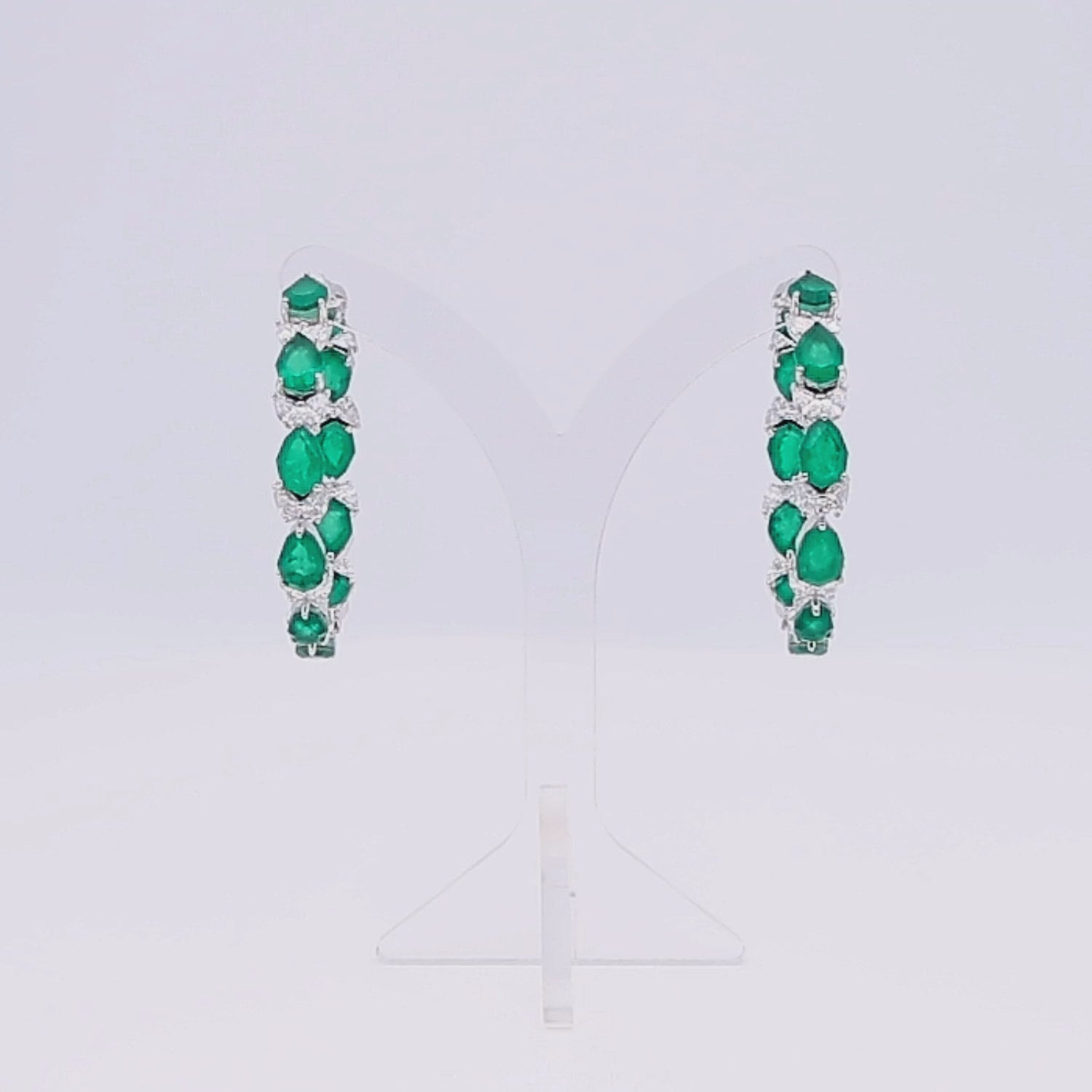 Emerald Bloom Earrings