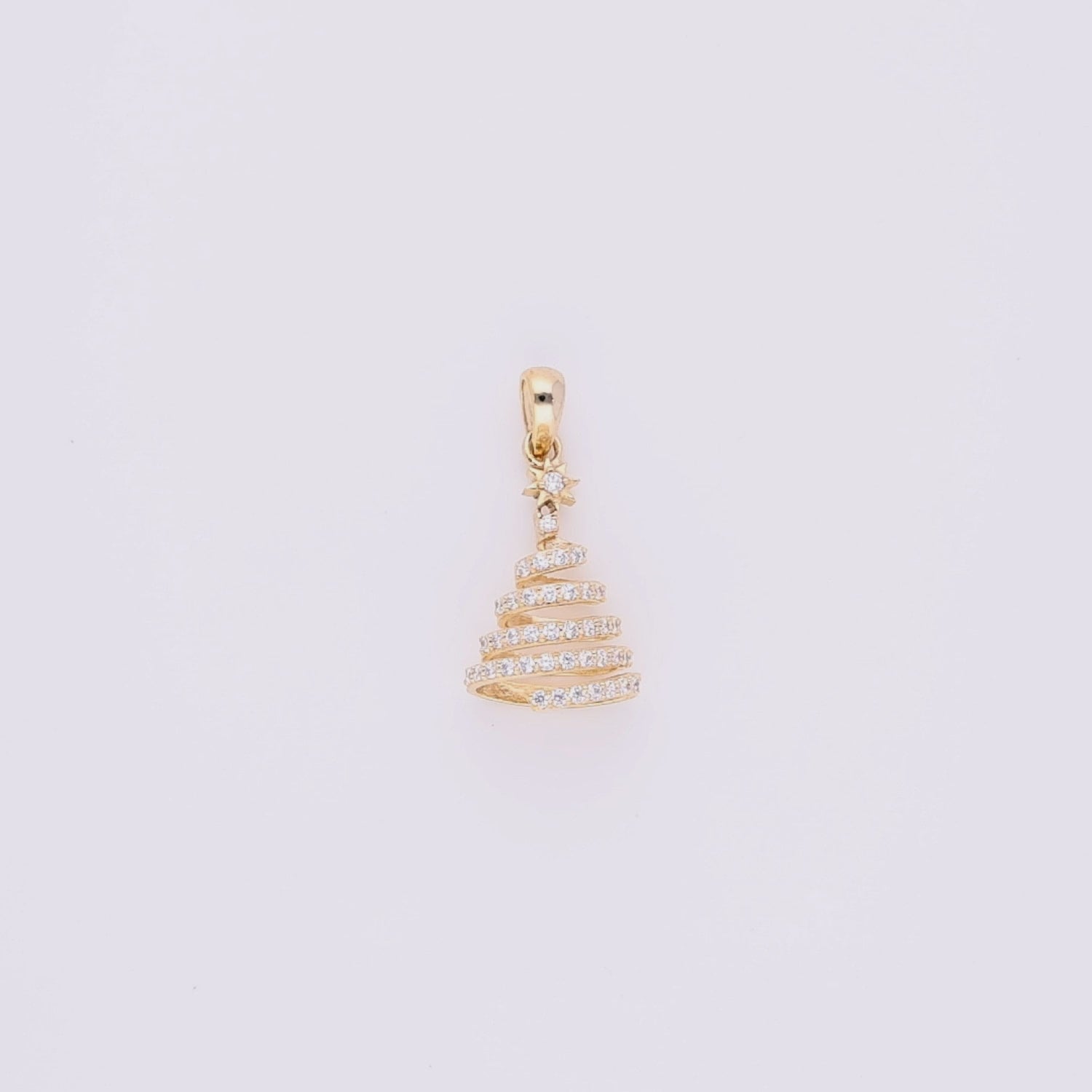 Sunbeam Spiral Pendant