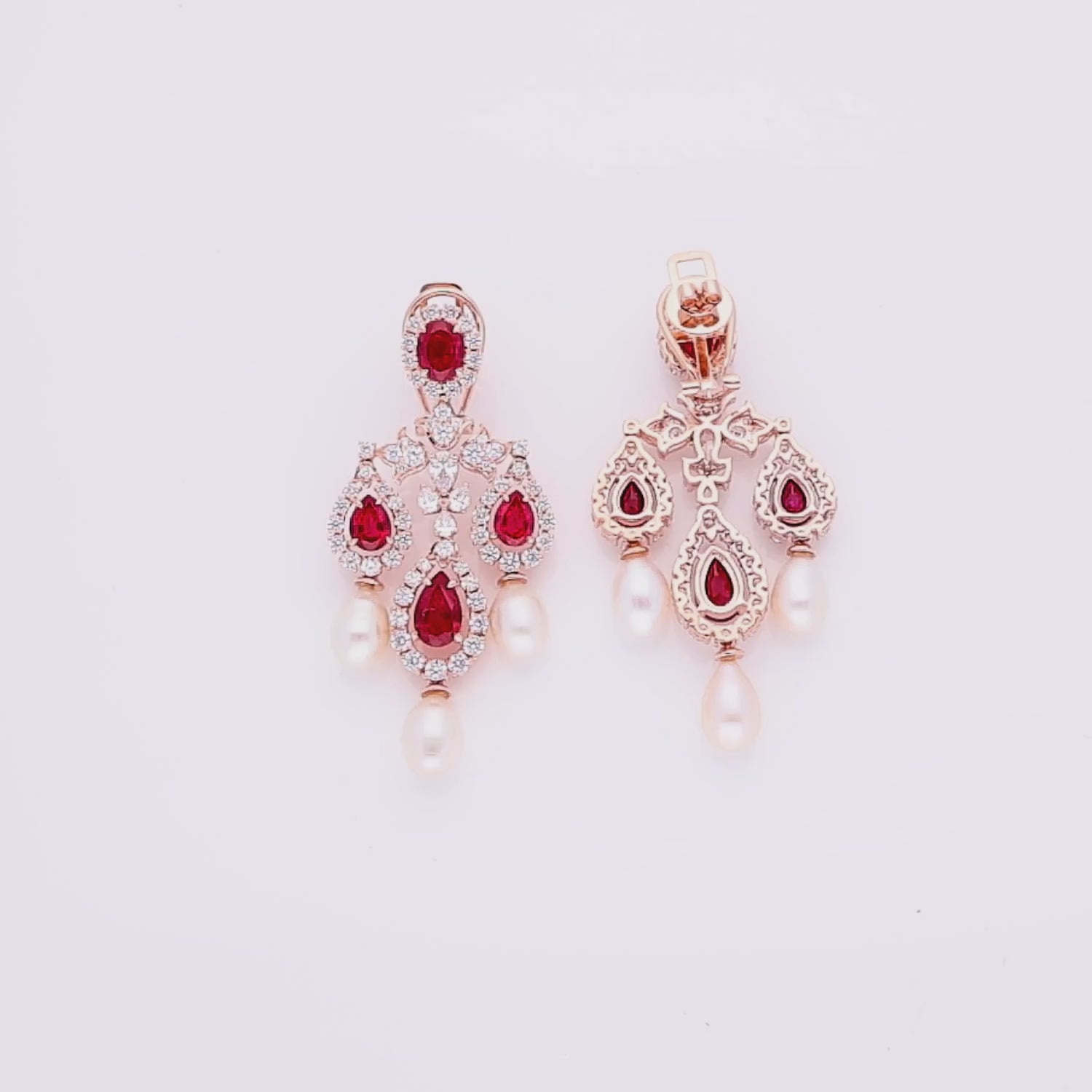 Ruby Majesty Earrings