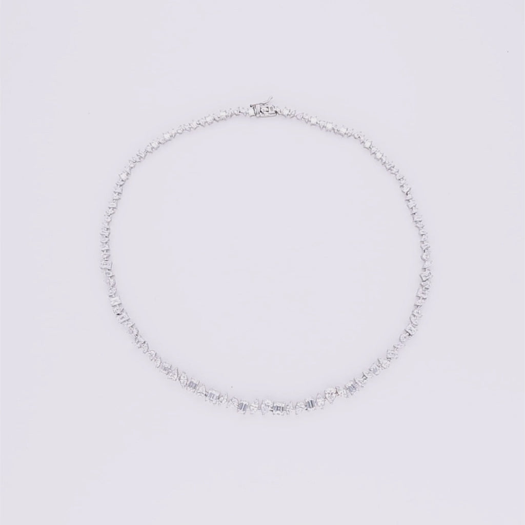 Fancycut Solitaire Diamond Grace Necklace