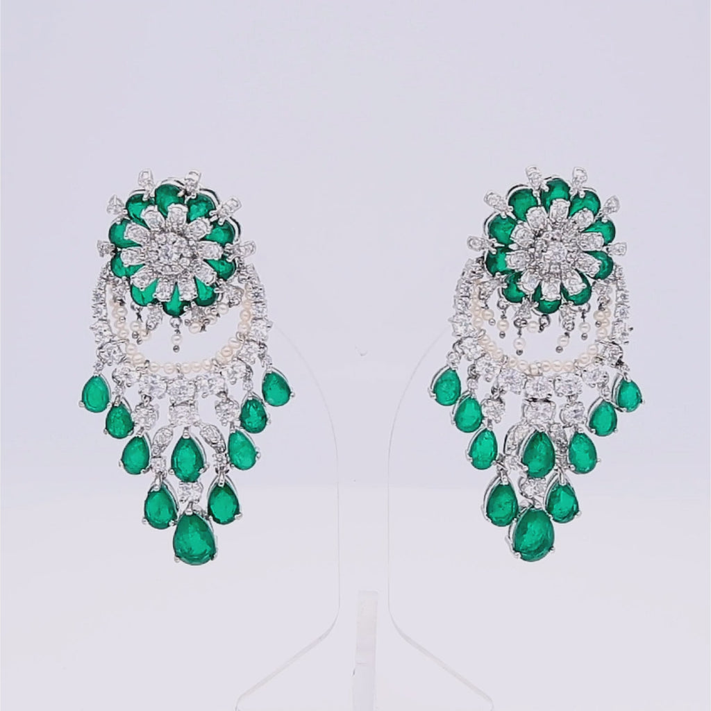 Emerald Glitzelle Earrings