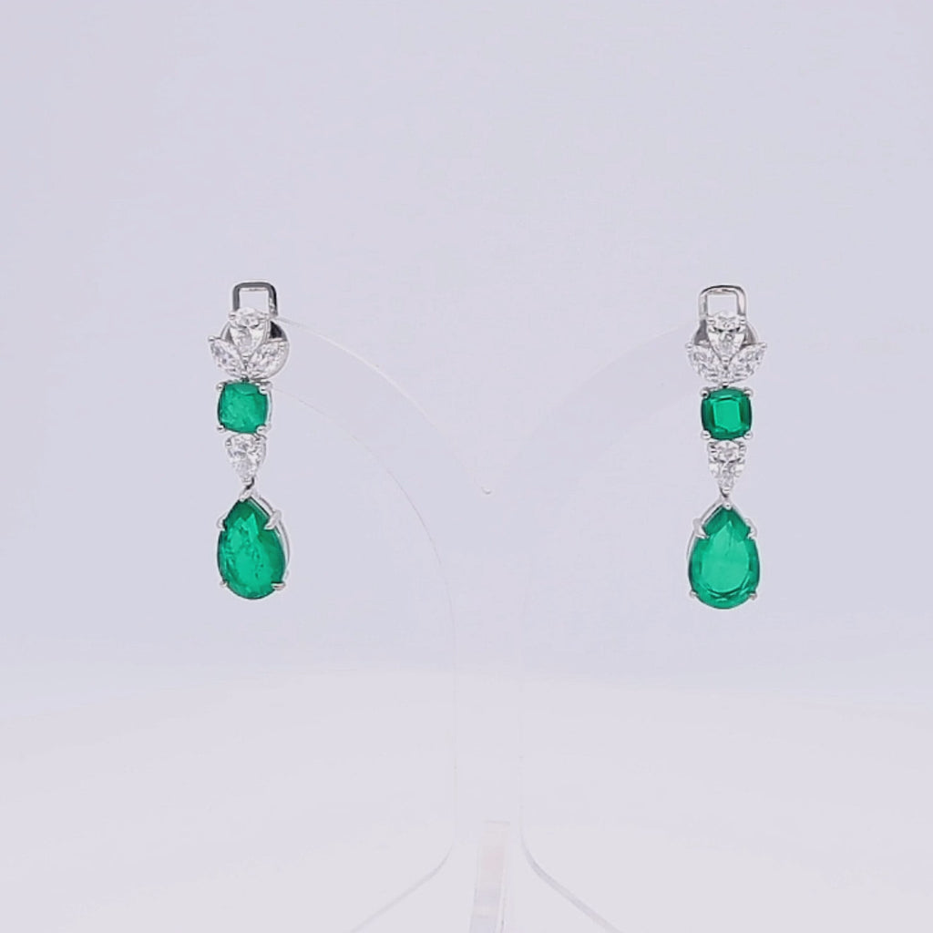 Emerald Regal Light Earrings
