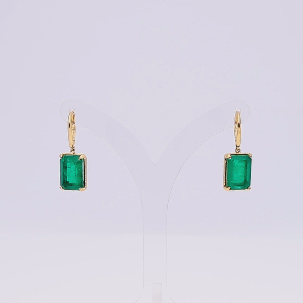 Emerald Silvique Earrings