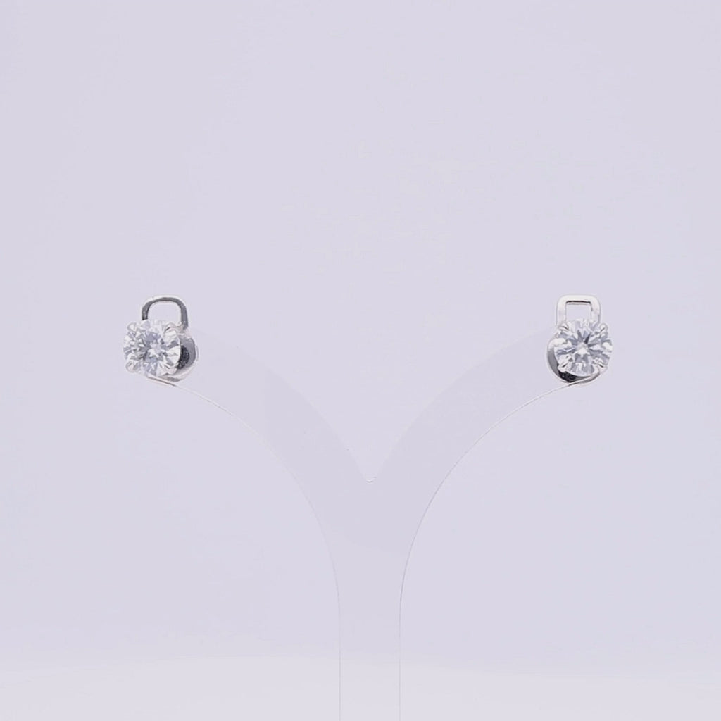 8 mm Diamond Lustre Studds