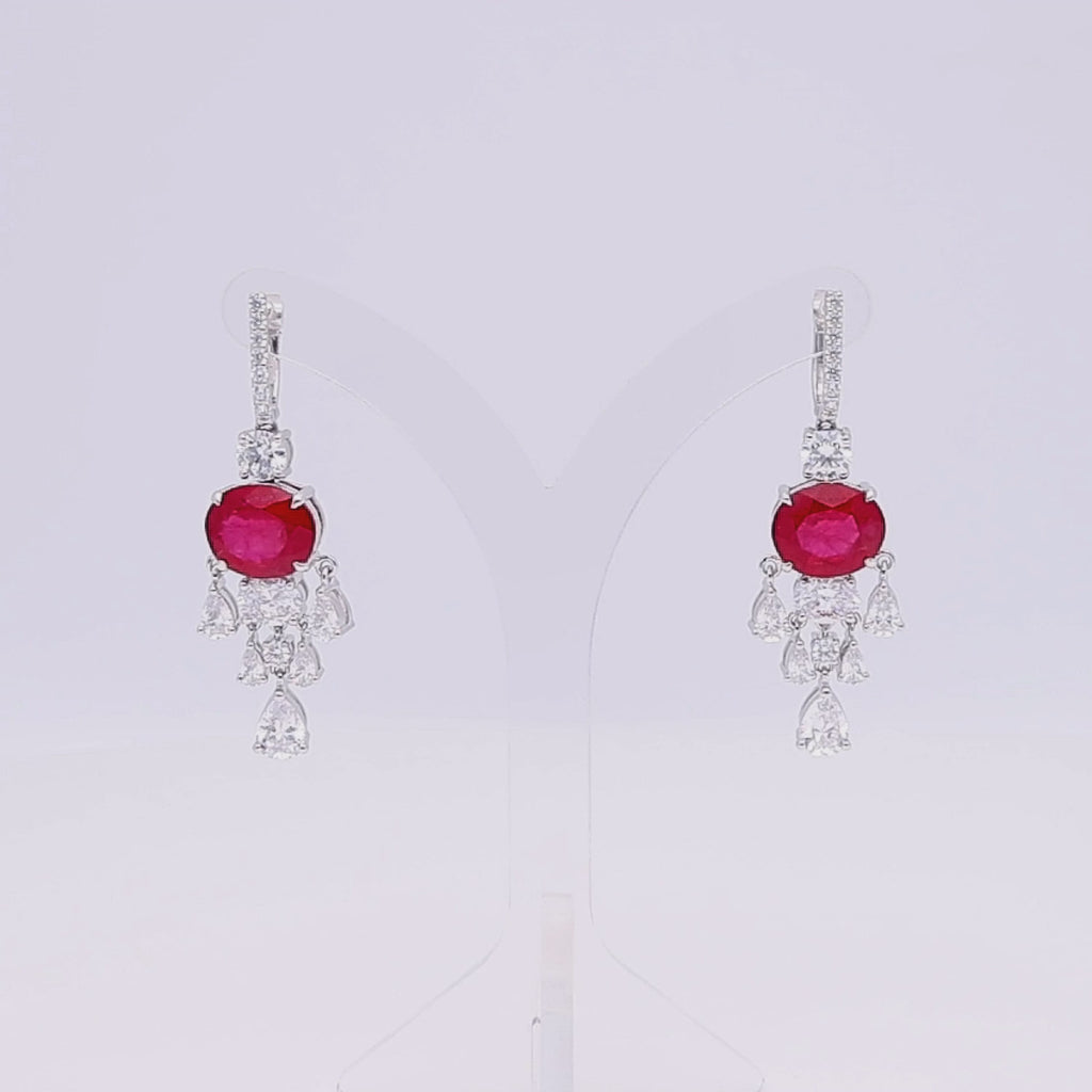 Ruby Roselle Spark Earrings