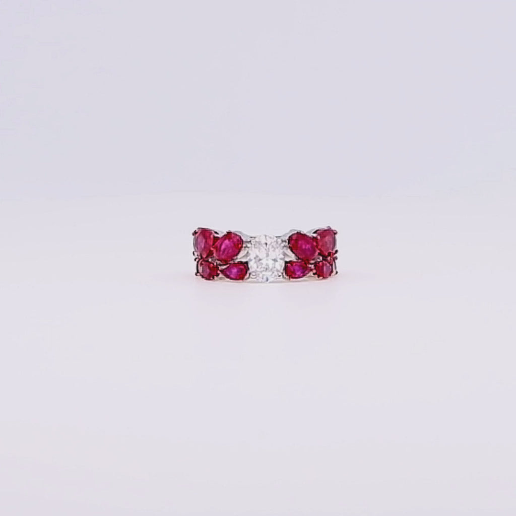 Crimson Solstice Ring