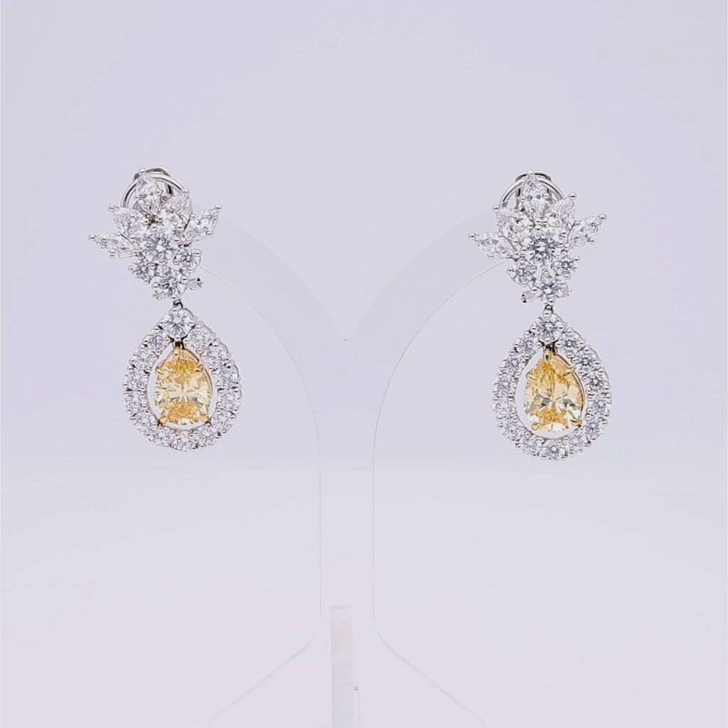 Yellow Sparkelle Earrings