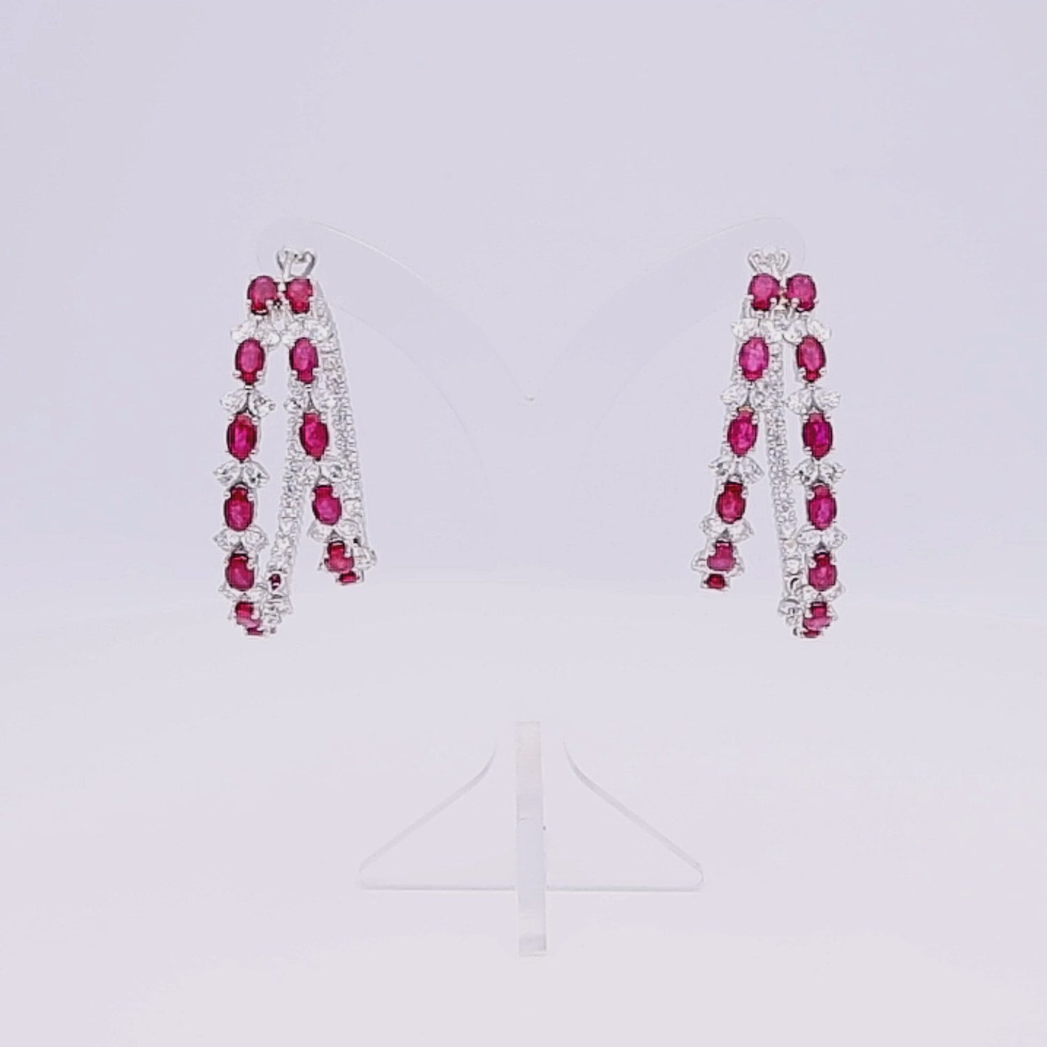 Ruby Noir Earrings
