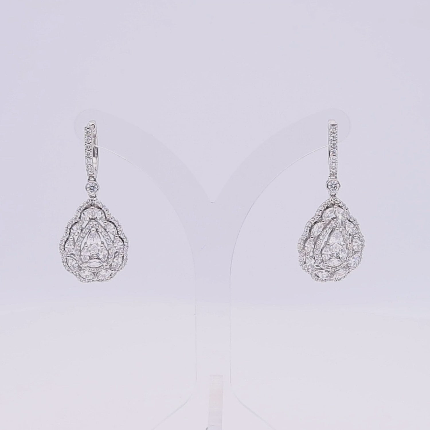 Pearl and Marquise Lustre Earrings