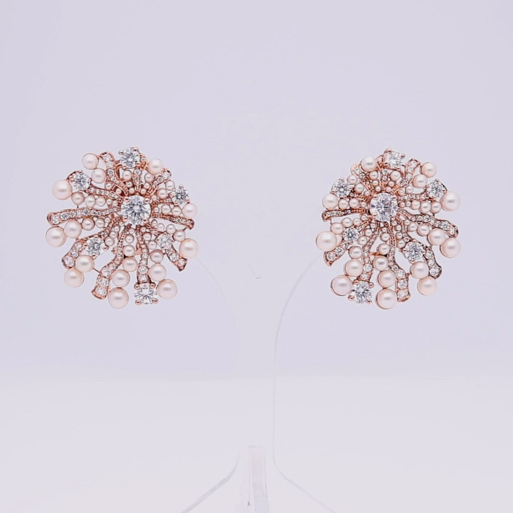Pearl Rays Earrings
