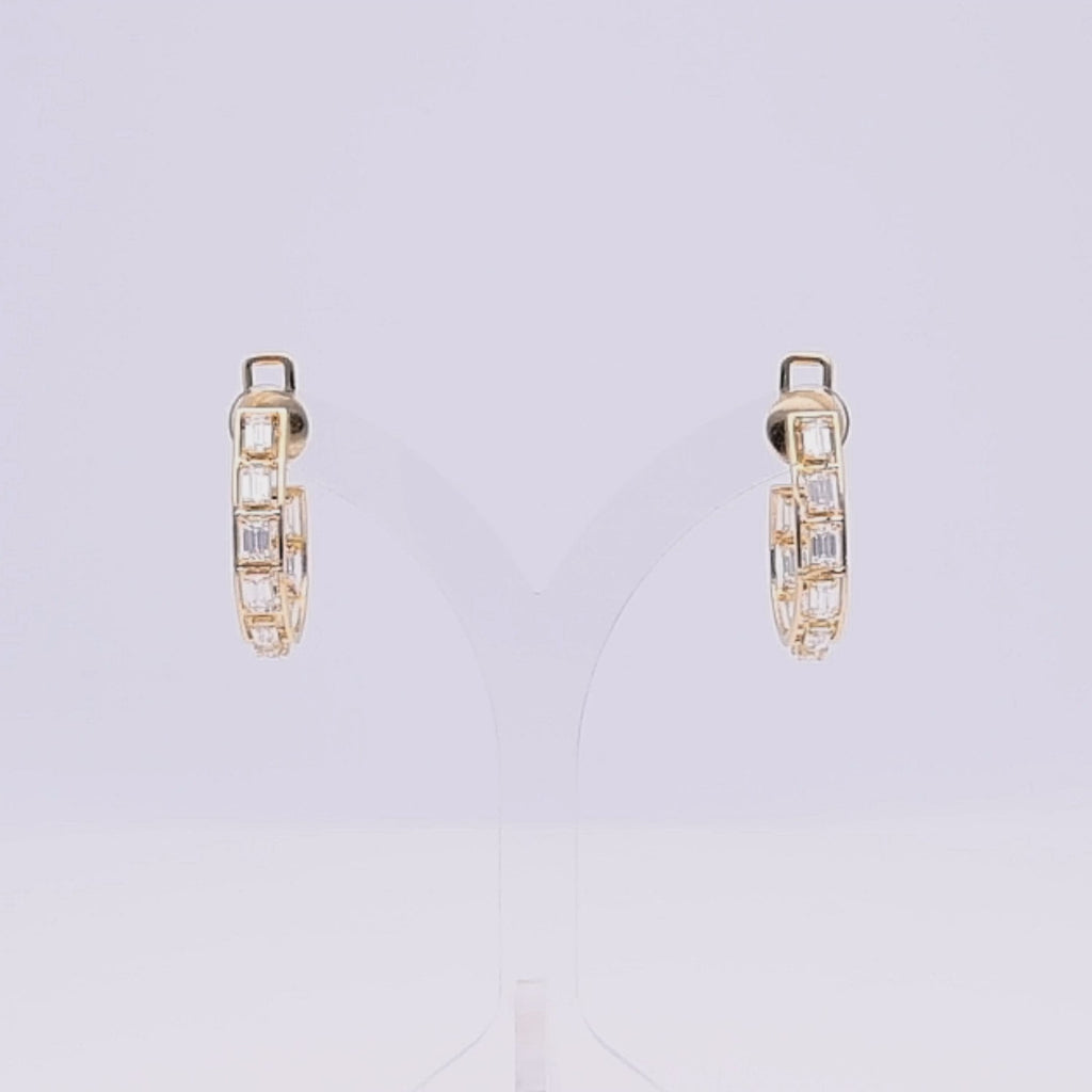 Golden Octo Halo Earrings