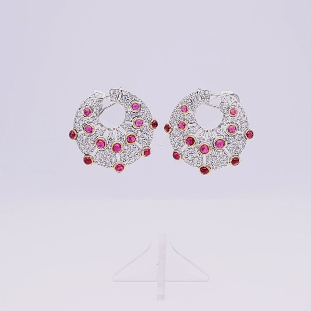 Ruby Light Earrings