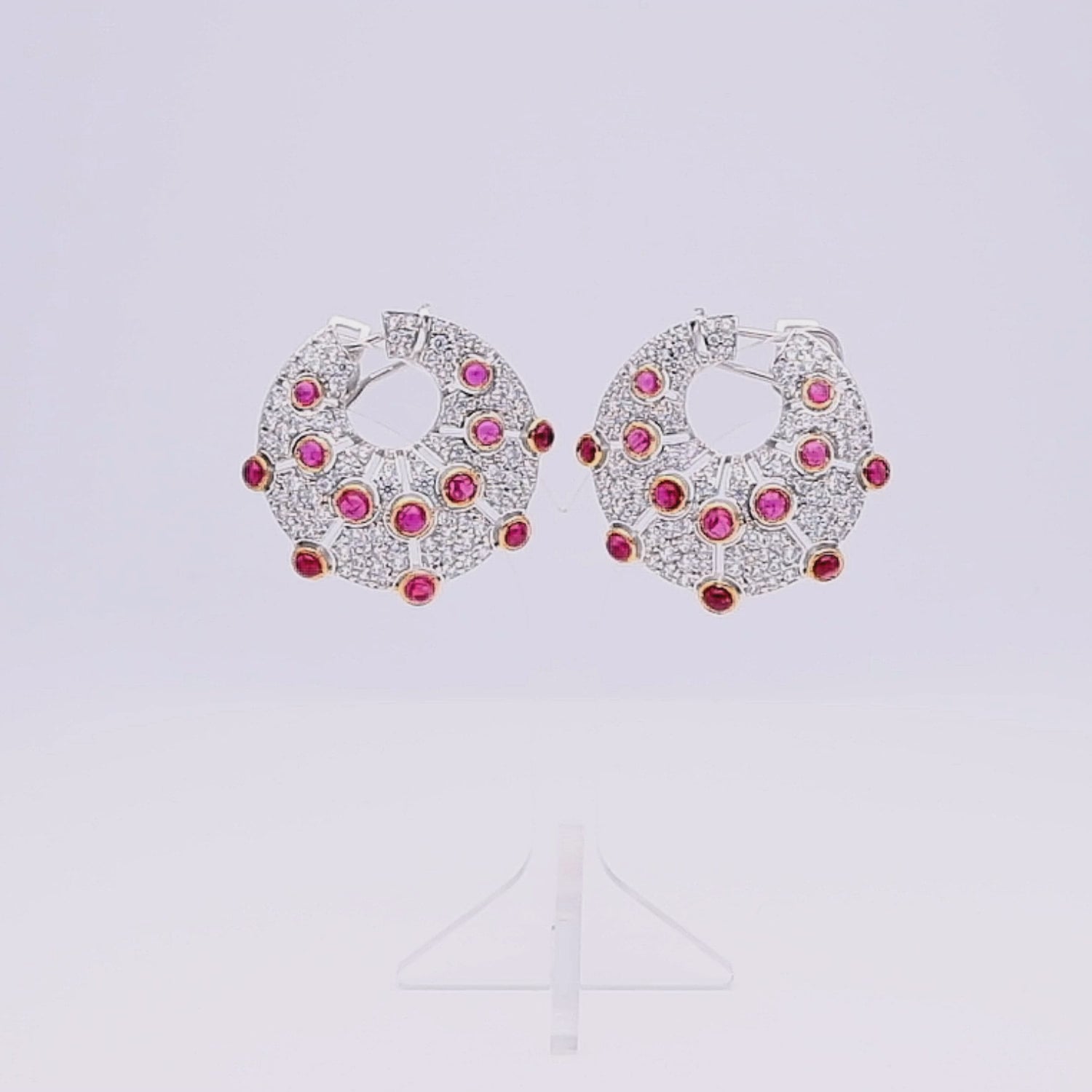 Ruby Light Earrings