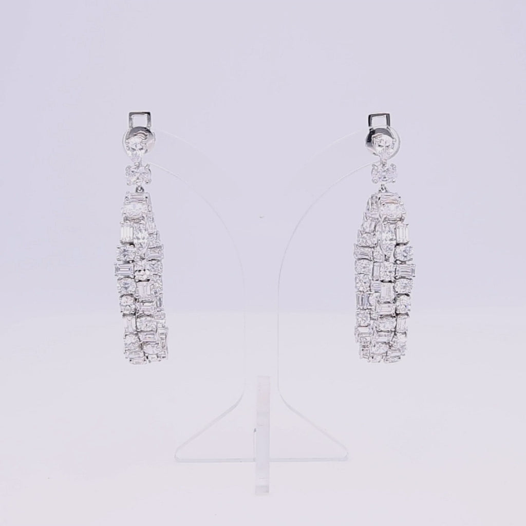 Fancycut Swing Earrings