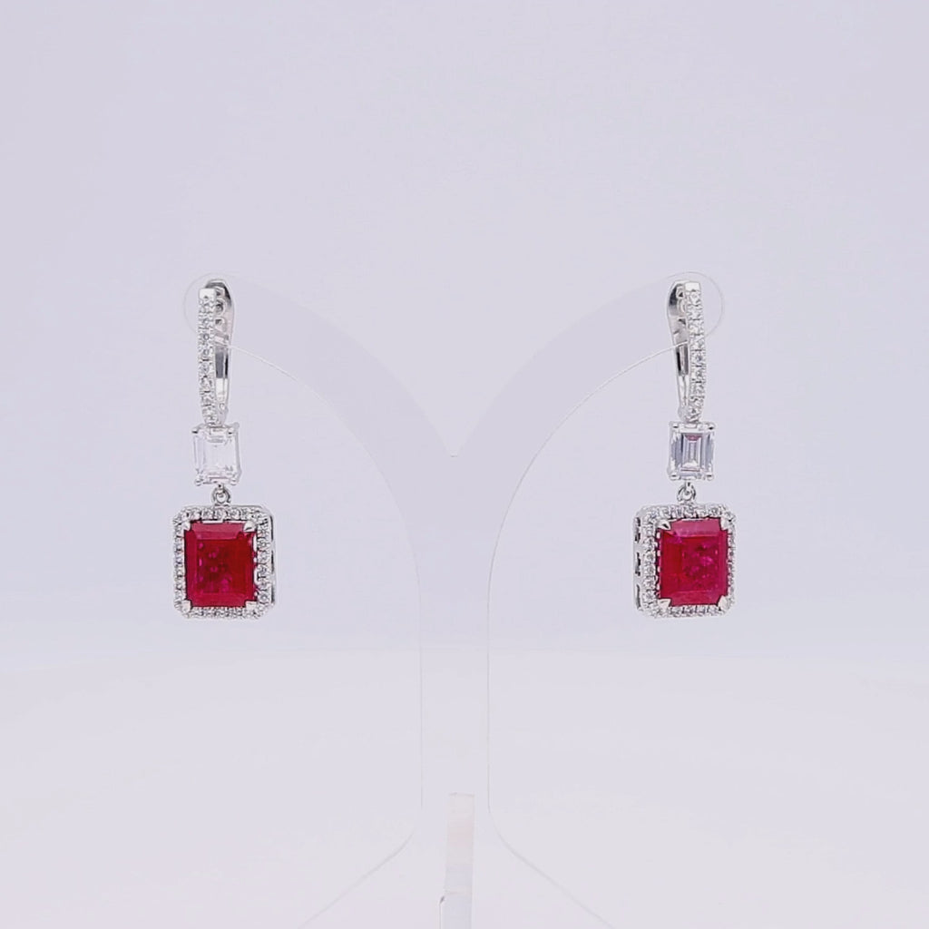 Ruby Pure Lustre Earrings