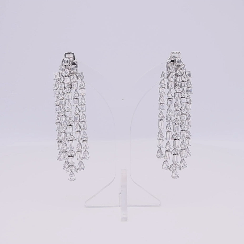 Diamond Veil Earrings