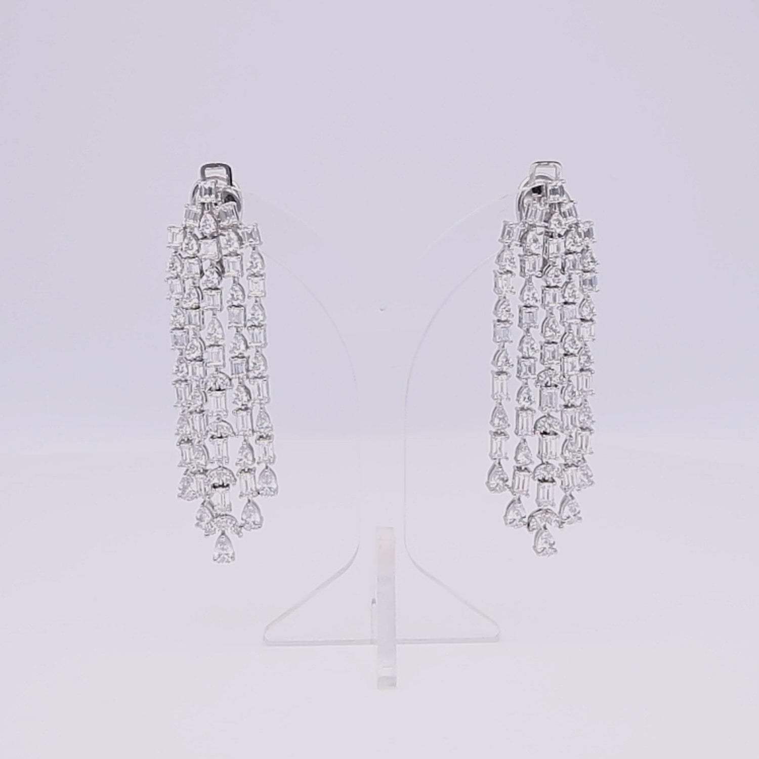 Diamond Veil Earrings