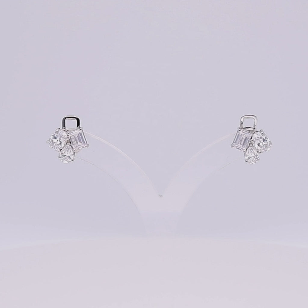 Snowflare Studds Earrings